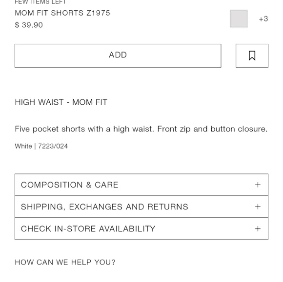 Zara Mom Fit Shorts NEW - sz 4 - Picture 6 of 6